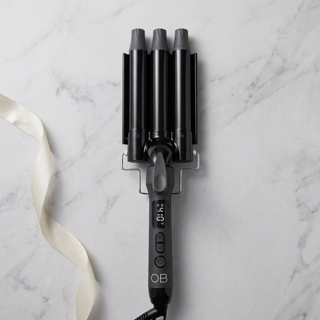 Olla Bella Beach Wave Curling Iron (3 Barrel Waver) Studio Photo 1