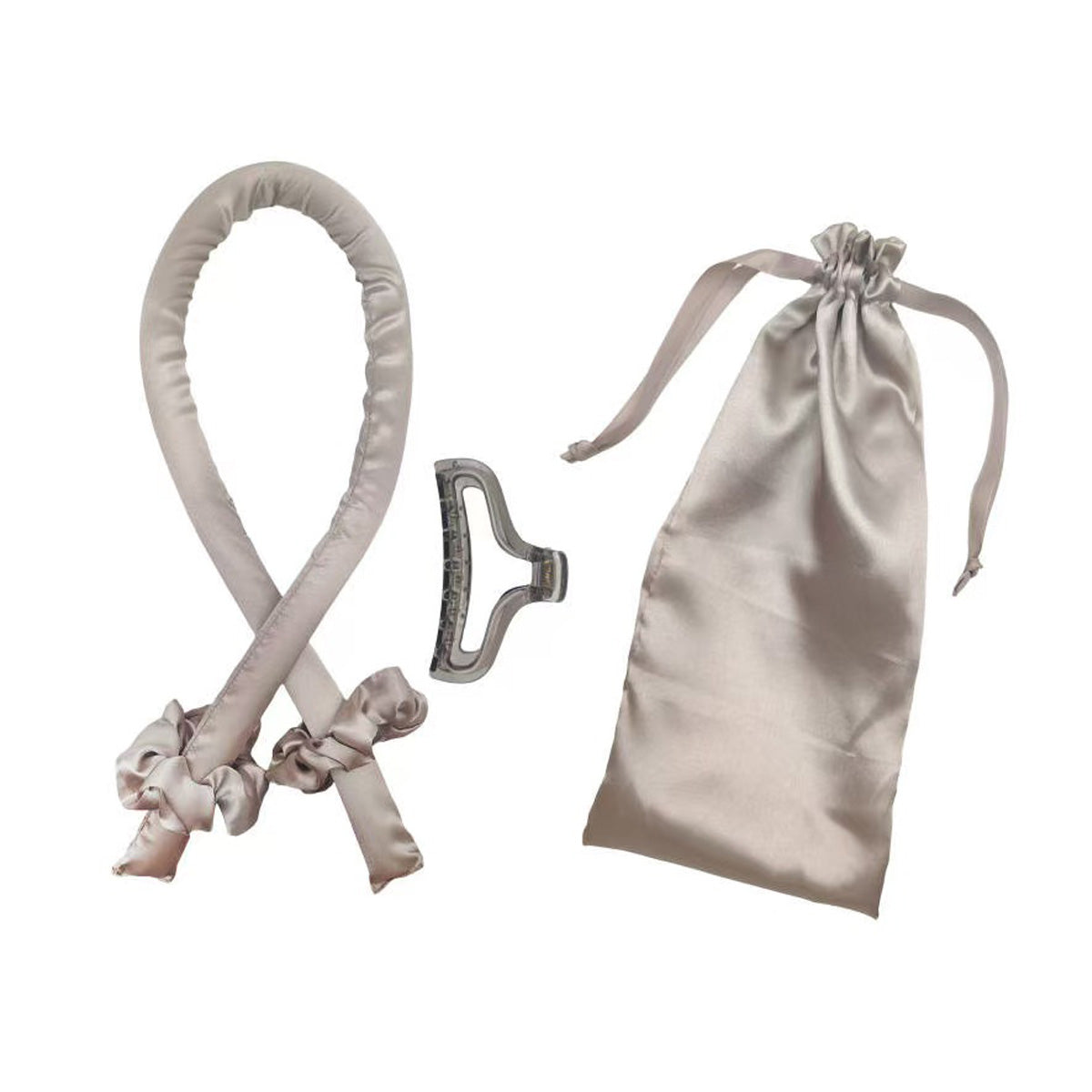 Olla Bella Heatless Curling Headband + Satin Bag