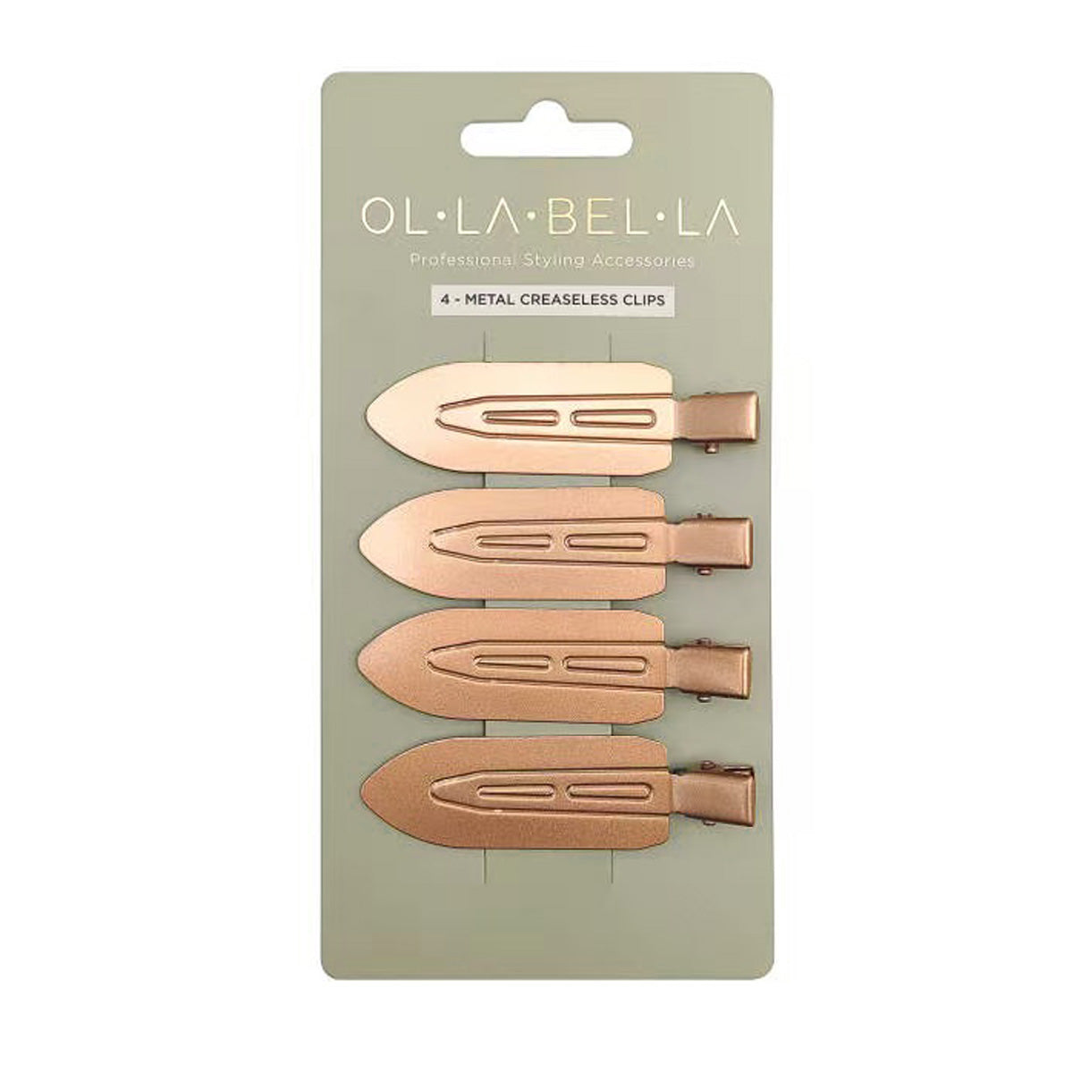 Olla Bella No-Crease Cuties: Creaseless Hair Clips in Packaging