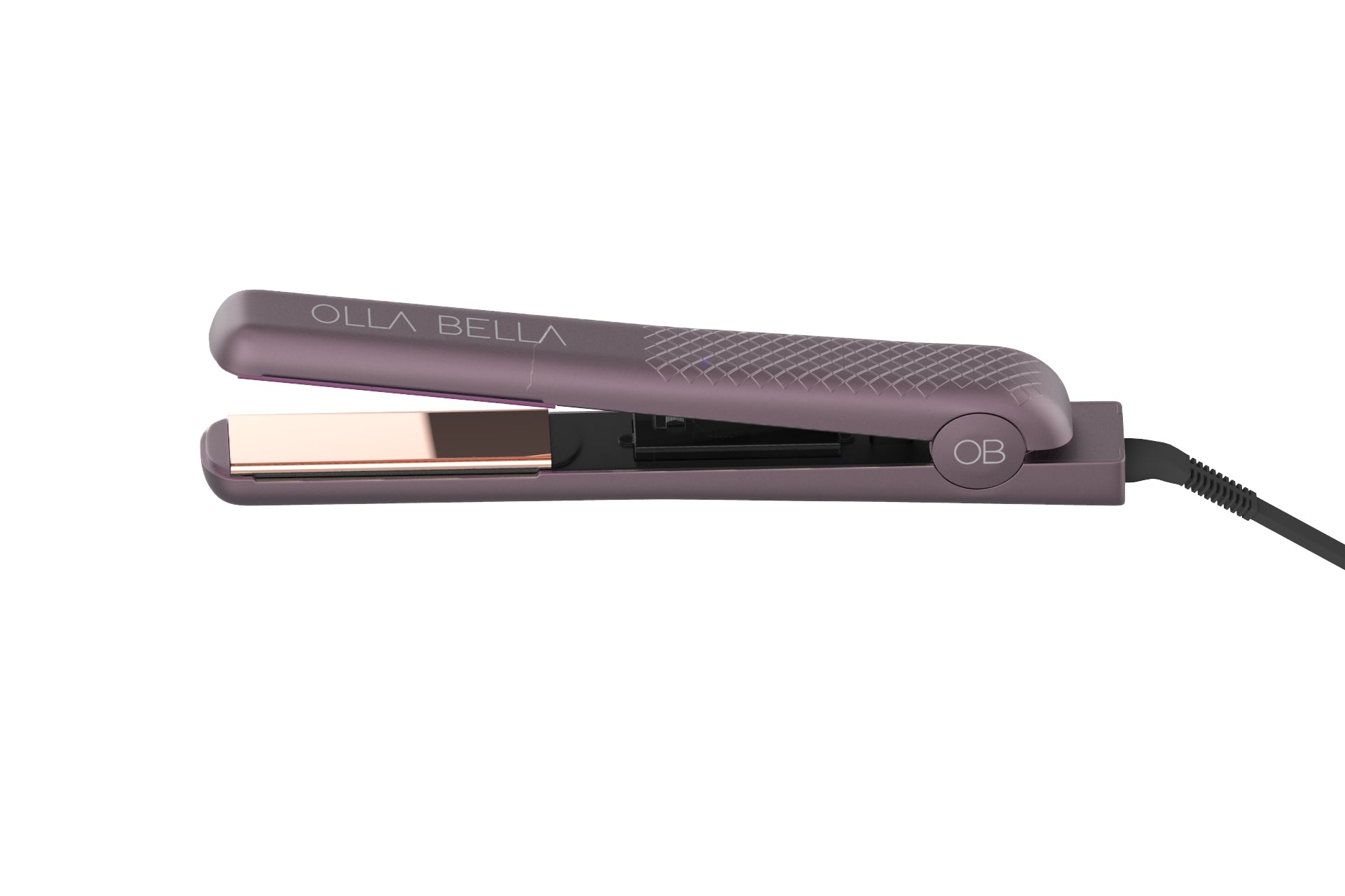 Rose Gold Ceramic Hair Straightener Plum Blush